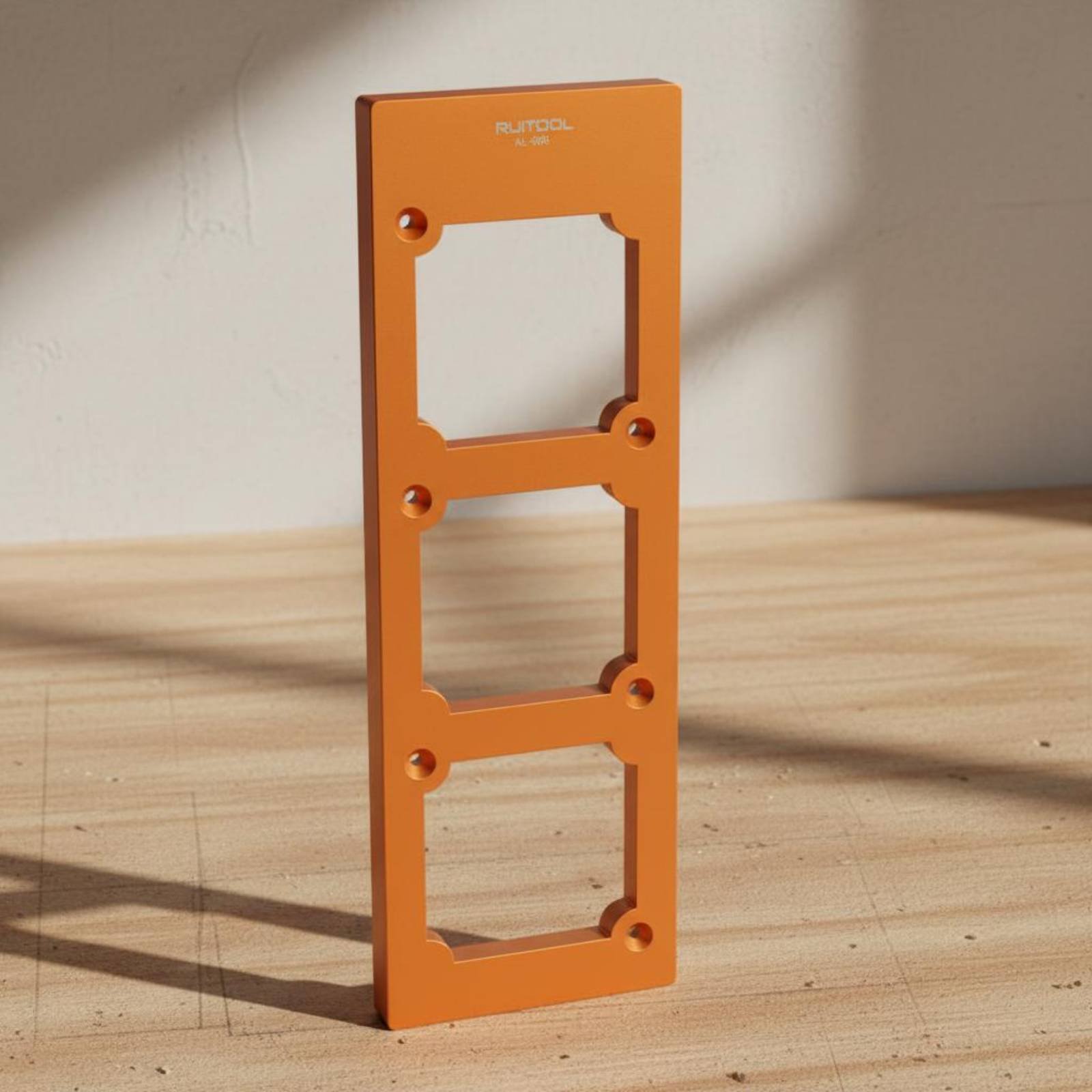 Power Tools Tool Box - Sjabloon voor stopcontactuitsparing Verdikte aluminiumlegering Schakelaaruitlaatgatgeleider