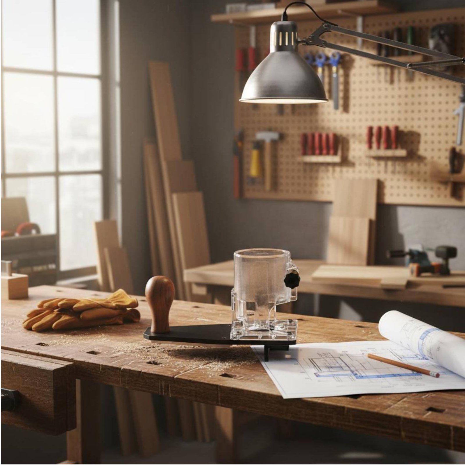 Power Tools Woodworking - Randafwerking Basis voor langdurige constructie Ronde