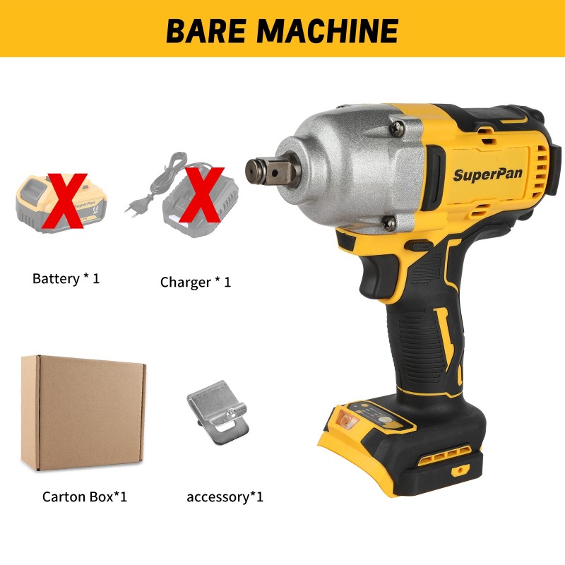 Akku-slagmoersleutel zonder bo - Power Tools Construction recensie en prijs