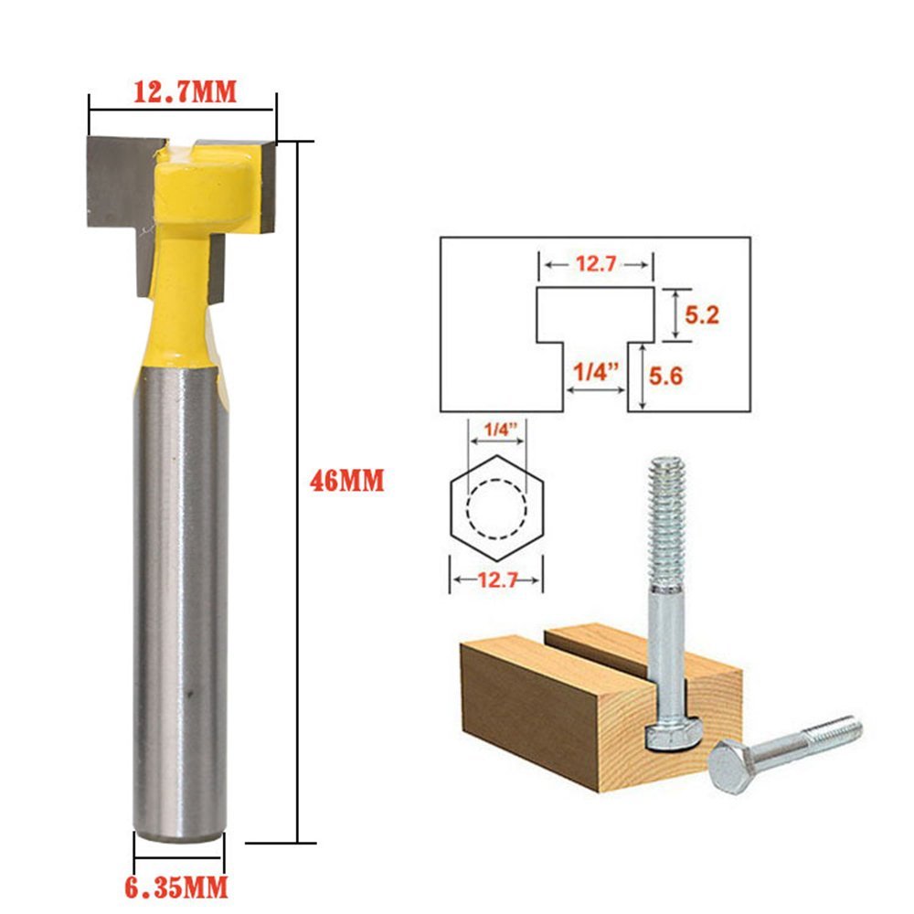 A11I 1/4 inch Schacht T-Slot C - Power Tools Woodworking recensie en prijs