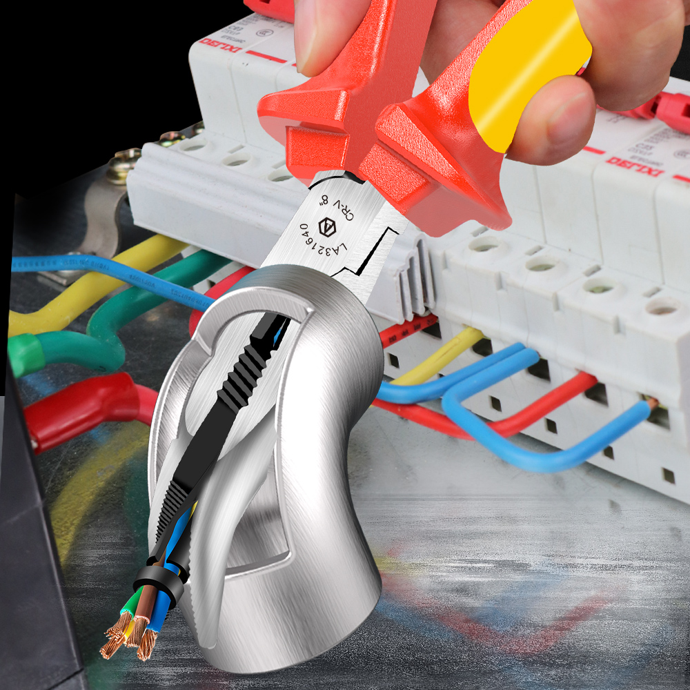 Geïsoleerde gebogen punttang C - Power Tools Germany recensie en prijs